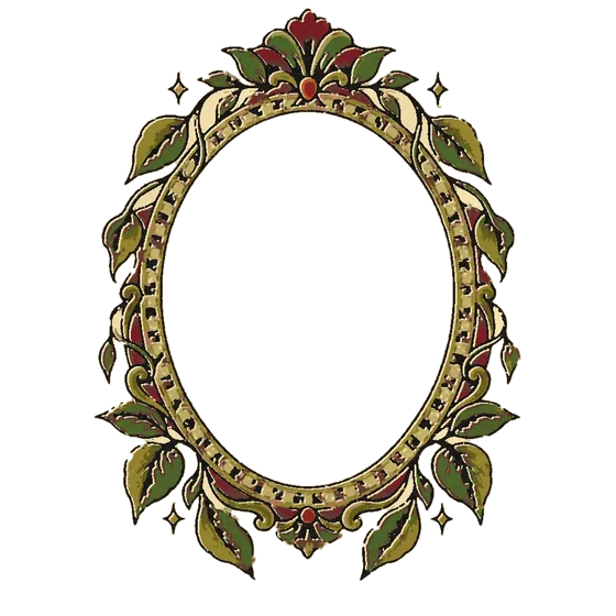 Empty tattoo flash frame
